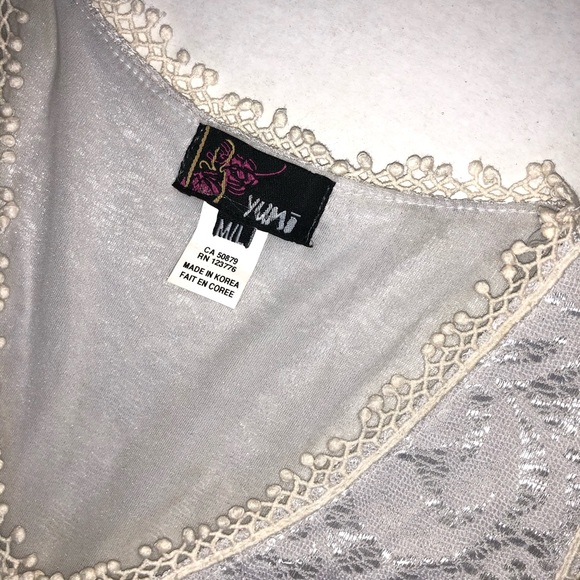 Yumi Korean Delicate Lace Sleeveless Dress M/L - Picture 3 of 6